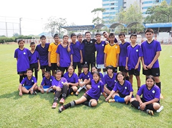 สาขาวิชาการจัดการฟุตบอลอาชีพจัดอบรมโครงการ
ยูลีก หญิง นักกีฬาต้นแบบไม่ใส่ใจบุหรี่ ณ
มหาวิทยาลัยเกษมบัณฑิต