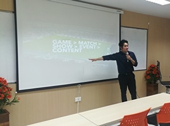 สาขาวิชาการจัดการฟุตบอลอาชีพ เชิญ
อาจารย์พาทิศ ศุภะพงษ์ ฟุตบอล
เป็นวิทยากรพิเศษให้แก่
นักศึกษาในหลักสูตรฯ รุ่น ๐๖