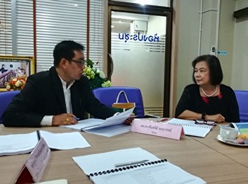 อาจารย์สาขาวิชาการจัดการฟุตบอลอาชีพ
ว.นวัตกรรม เข้าพบ ผู้ทรงคุณวุฒิ
เพื่อขอคำปรึกษา การปรับปรุง มคอ.๗