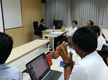 สาขาวิชาการจัดการฟุตบอลอาชีพ
จัดประชุมชี้แจงแนวทางการสอบวิทยานิพนธ์
แก่นักศึกษา รุ่น ๐๒ นำโดย ศาสตราจารย์
พล.ท.หญิง ดร.นัยนา เกิดวิชัย วิทยากร