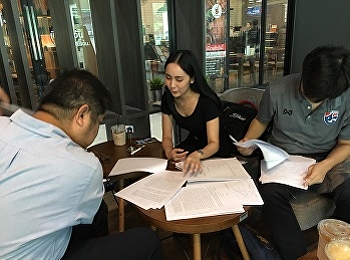 วันที่ 25 กรกฏาคม 2562
ภาพบรรยากาศพบที่ปรึกษาการทำวิจัยค้นคว้าอิสระของนักศึกษารุ่นที่
6