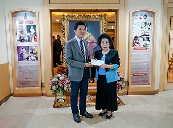 วันที่ 25 กันยายน 2562 เวลา12.30น.
รศ.ดร.ฤๅเดช เกิดวิชัย
อธิการบดีมหาวิทยาลัยราชภัฏสวนสุนันทา
รับมอบเงินบริจาคเป็นแคชเชียร์เช็กจำนวน
1,000,000 บาท จากนางวรรณี ปัญจทรัพย์
ประธานบริษัทปัญจทรัพย์จำกัด